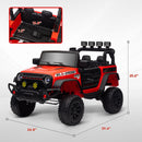 12V Ride-On UTV Car with Bluetooth and 4 Suspension Wheels in Red Magic Cars 2
