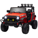 12V Ride-On UTV Car with Bluetooth and 4 Suspension Wheels in Red Magic Cars 3