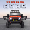 12V Ride-On UTV Car with Bluetooth and 4 Suspension Wheels in Red Magic Cars 4