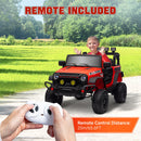 12V Ride-On UTV Car with Bluetooth and 4 Suspension Wheels in Red Magic Cars 7