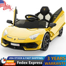 12V Licensed Lamborghini Electric Ride-On Car Toy for Kids with Hydraulic Doors Magic Cars 5