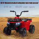 12V Electric Ride-On 4-Wheel ATV Quad for Kids with Power Wheels Magic Cars 12