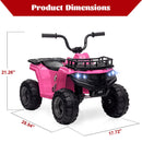12V Electric Ride-On 4-Wheel ATV Quad for Kids with Power Wheels Magic Cars 17
