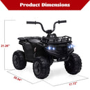 12V Electric Ride-On 4-Wheel ATV Quad for Kids with Power Wheels Magic Cars 4