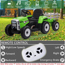 12V Electric Ride-On Tractor with Trailer, LED Lights, and MP3 Player for Kids Magic Cars 3
