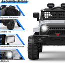 12V Ride-On Truck with Remote Control, 3 Speeds, and Spring Suspension in Gray Magic Cars 1