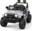 12V Ride-On Truck with Remote Control, 3 Speeds, and Spring Suspension in Gray Magic Cars Variant 0