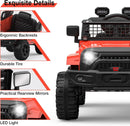 12V Ride-On Truck with Remote Control, 3 Speeds, Spring Suspension, Red Magic Cars 1