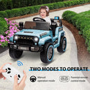 12V Battery-Powered Ride-On Car for Kids with Remote Control and 3 Speed Settings Blue Magic Cars 3
