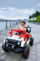12V Electric Ride-On Car with Remote, LED Lights, and Music for Kids - Red Magic Cars 6