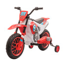 12V Electric Ride-On Dirt Bike Motorcycle Toy with Training Wheels for Off-Road Use Magic Cars 3