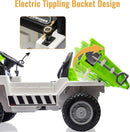 12V 4-Wheel Electric Ride-On Dump Truck with Battery-Powered Dump Bed Toy Car Magic Cars 16