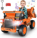 12V Electric Ride-On Dump Truck with Remote Control, Bluetooth, and Music Player Magic Cars 10