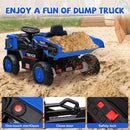 12V Electric Ride-On Dump Truck and Car Toy with Remote Control and Functional Dump Bed Magic Cars 10