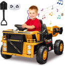 12V Electric Ride-On Dump Truck and Car Toy with Remote Control and Functional Dump Bed Magic Cars 13