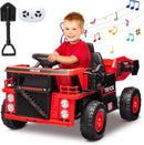 12V Electric Ride-On Dump Truck and Car Toy with Remote Control and Functional Dump Bed Magic Cars 1