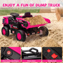 12V Electric Ride-On Dump Truck and Car Toy with Remote Control and Functional Dump Bed Magic Cars 22
