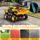 12V Electric Dump Truck with Remote Control, Auto-Dump Bed, LED Shovel, and Music for Kids Ages 1-5 Magic Cars 8