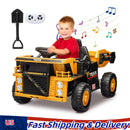12V Electric Dump Truck with Remote Control, Auto-Dump Bed, LED Shovel, and Music for Kids Ages 1-5 Magic Cars Variant 0