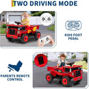 12V Ride-On Dump Truck with Remote Control, Auto Dump Bed, Shovel, and Music for Kids Ages 3-8 Magic Cars 11