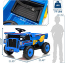12V Ride-On Dump Truck with Remote Control, Auto Dump Bed, Shovel, and Music for Kids Ages 3-8 Magic Cars 21