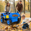 12V Ride-On Dump Truck with Remote Control, Auto Dump Bed, Shovel, and Music for Kids Ages 3-8 Magic Cars 22