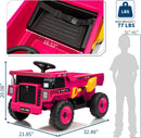 12V Ride-On Dump Truck with Remote Control, Auto Dump Bed, Shovel, and Music for Kids Ages 3-8 Magic Cars 26