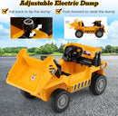 12V Ride-On Electric Dump Truck with Remote Control and Shovel for Kids Magic Cars 4