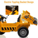 12V Ride-On Electric Dump Truck with Remote Control, Dump Bed, and Extra Shovel Magic Cars 3