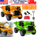 12V Electric Ride-On Dump Truck with Remote Control and Music for Kids Magic Cars 8