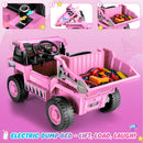 12V Electric Ride-On Dump Truck with Remote Control and Music for Kids Magic Cars 5