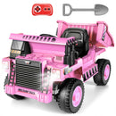 12V Electric Ride-On Dump Truck with Remote Control and Music for Kids Magic Cars 3