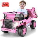 12V Electric Ride-On Dump Truck with Remote Control and Music for Kids Magic Cars Variant 0