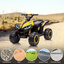 12V Electric Ride-On 4-Wheel Dual Drive ATV with Parent Remote Control for Kids Magic Cars 24