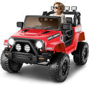 12V Electric Ride-On Power Wheel Truck Car for Kids 3-8 Years, 2-Seater Toy Vehicle Magic Cars 17