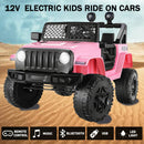 12V Electric Ride-On Power Wheel Truck Car for Kids 3-8 Years, 2-Seater Toy Vehicle Magic Cars 23
