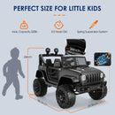 12V Electric Ride-On Power Wheel Truck Car for Kids 3-8 Years, 2-Seater Toy Vehicle Magic Cars 3