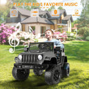 12V Electric Ride-On Jeep Power Wheel Truck Toy Car for Children with Remote Control Magic Cars 23
