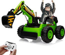 12V Electric Ride-On Excavator Toy Vehicle with Motorized Arm for Kids Magic Cars 10