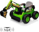 12V Electric Ride-On Excavator Toy Vehicle with Motorized Arm for Kids Magic Cars 1