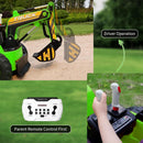 12V Electric Ride-On Excavator Toy Vehicle with Motorized Arm for Kids Magic Cars 5