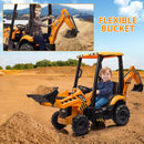 12V Ride-On Movable Excavator Construction Truck Toy for Ages 1-5 Years Magic Cars 4