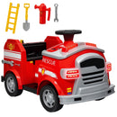 12V Ride On Fire Truck with Siren and Flashing Lights Magic Cars 0