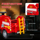 12V Ride On Fire Truck with Siren and Flashing Lights Magic Cars 5