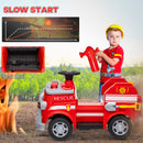 12V Ride On Fire Truck with Siren and Flashing Lights Magic Cars 6