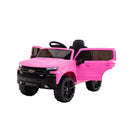 12V Pink Battery-Powered Ride-On Truck Licensed Chevrolet Silverado for Kids Magic Cars 2
