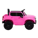 12V Pink Battery-Powered Ride-On Truck Licensed Chevrolet Silverado for Kids Magic Cars 3