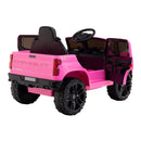 12V Pink Battery-Powered Ride-On Truck Licensed Chevrolet Silverado for Kids Magic Cars 5