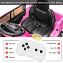 12V Pink Battery-Powered Ride-On Truck Licensed Chevrolet Silverado for Kids Magic Cars 8