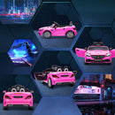 12V Pink Ride-On Toy Car for Kids with Remote Control Magic Cars 7